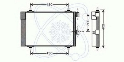 ELECTRO AUTO 30c0061 -  Конденсатор, кондиционер